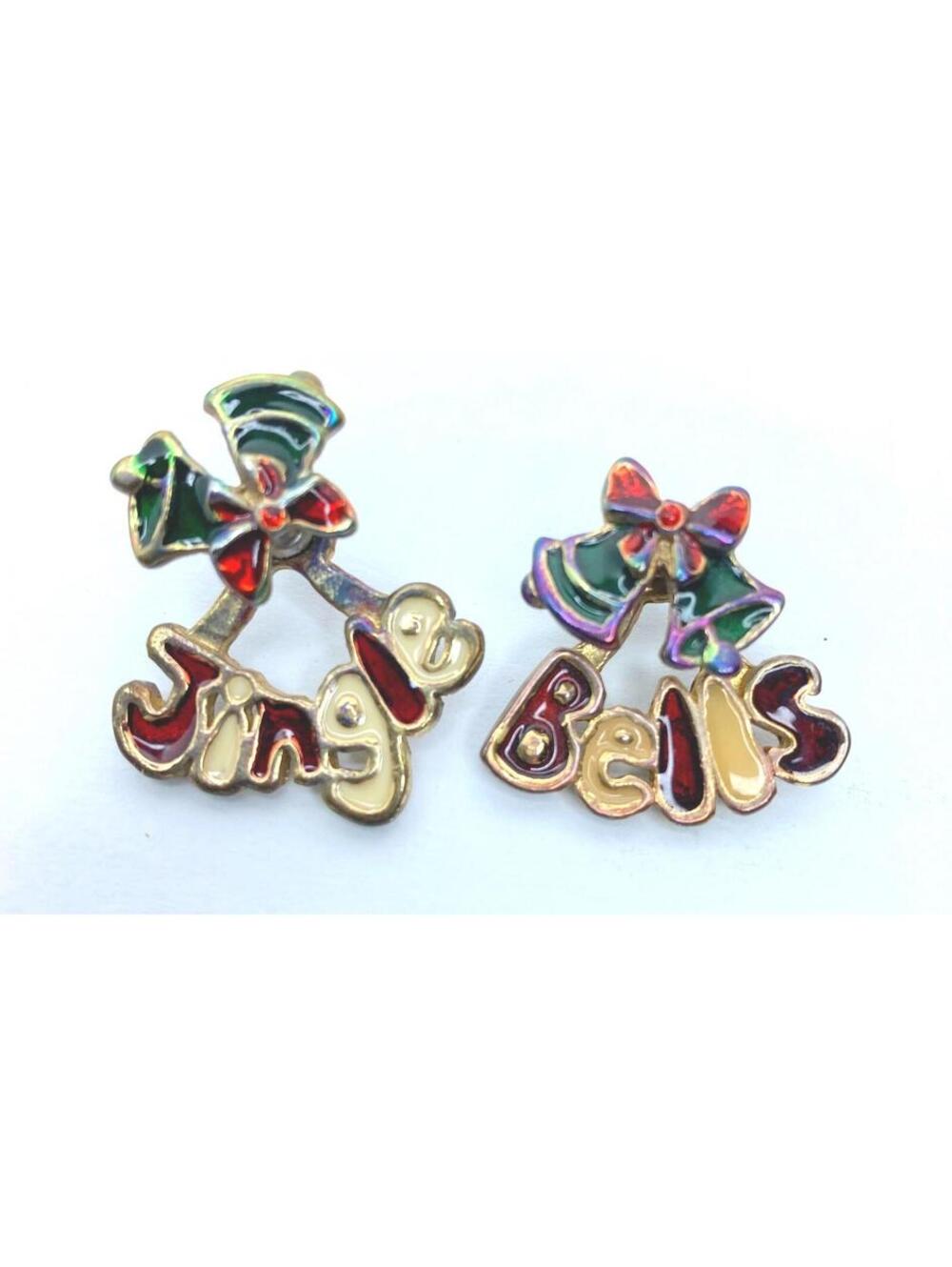 Jingle Bells Christmas Earrings , Women’s